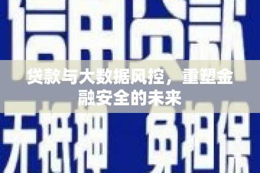 顺庆贷款与大数据风控，重塑金融安全的未来