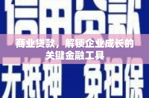 顺庆商业贷款，解锁企业成长的关键金融工具