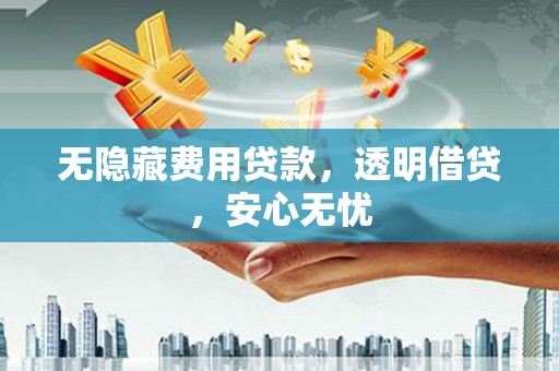 顺庆无隐藏费用贷款，透明借贷，安心无忧