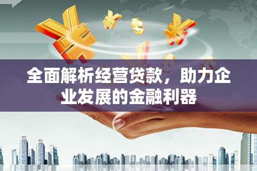 顺庆全面解析经营贷款，助力企业发展的金融利器