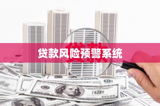 顺庆贷款风险预警系统