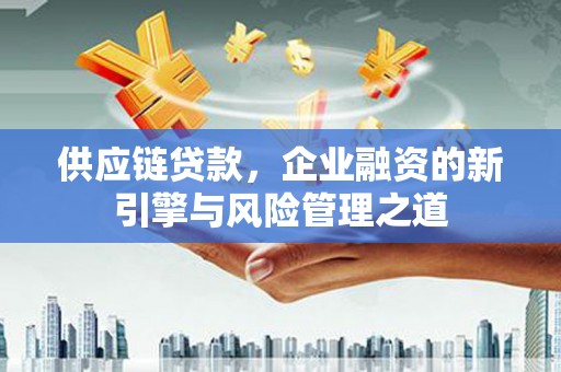 顺庆供应链贷款，企业融资的新引擎与风险管理之道