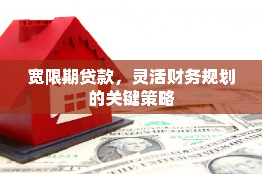 顺庆宽限期贷款，灵活财务规划的关键策略