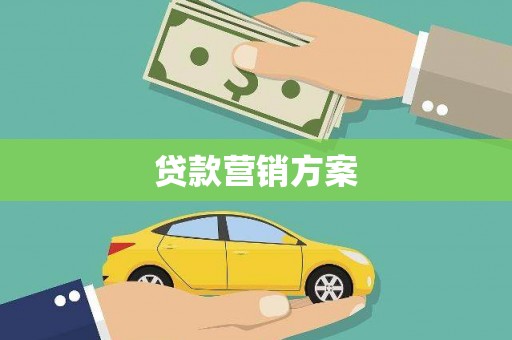 顺庆贷款营销方案