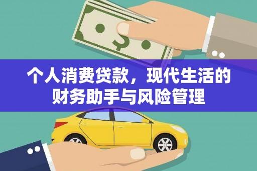 顺庆个人消费贷款，现代生活的财务助手与风险管理
