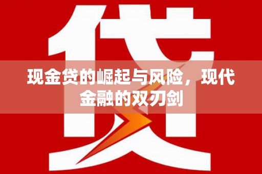 顺庆现金贷的崛起与风险，现代金融的双刃剑