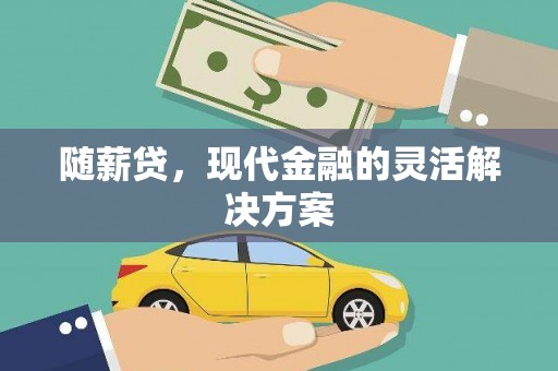 顺庆随薪贷，现代金融的灵活解决方案