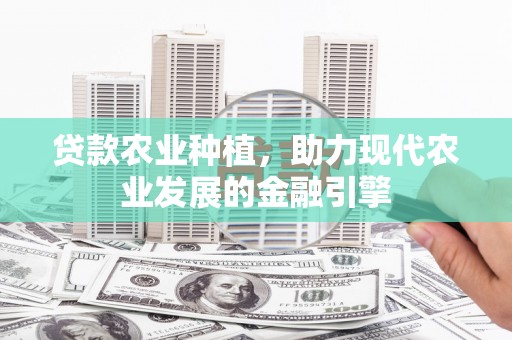 顺庆贷款农业种植，助力现代农业发展的金融引擎