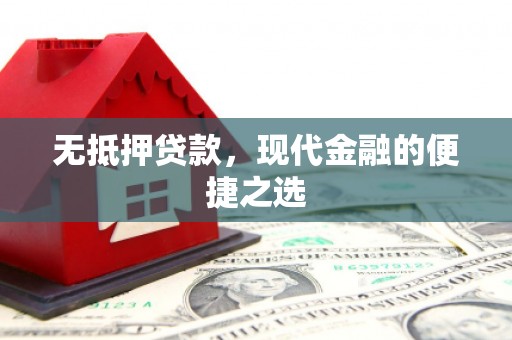 顺庆无抵押贷款，现代金融的便捷之选