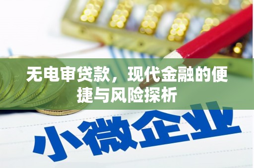 顺庆无电审贷款，现代金融的便捷与风险探析