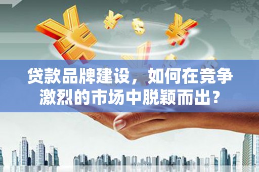顺庆贷款品牌建设，如何在竞争激烈的市场中脱颖而出？