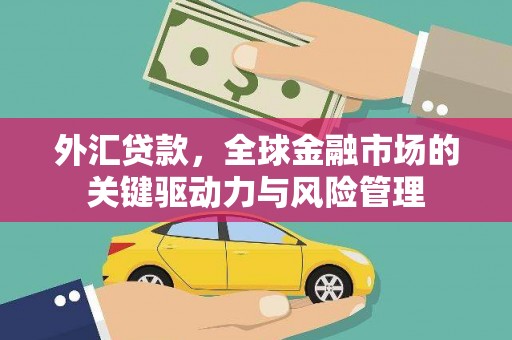 顺庆外汇贷款，全球金融市场的关键驱动力与风险管理