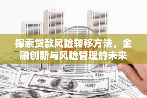 顺庆探索贷款风险转移方法，金融创新与风险管理的未来
