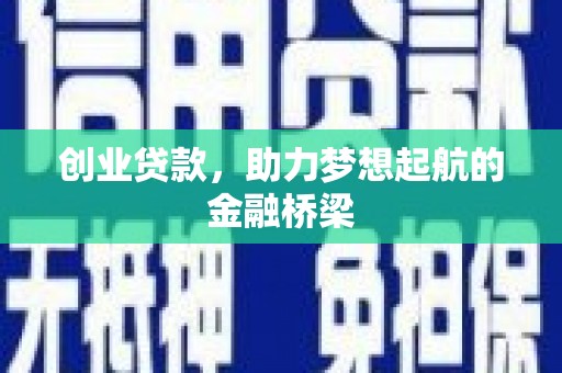 顺庆创业贷款，助力梦想起航的金融桥梁