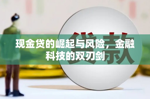 顺庆现金贷的崛起与风险，金融科技的双刃剑