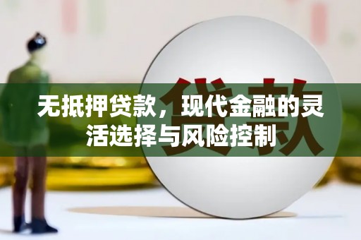 顺庆无抵押贷款，现代金融的灵活选择与风险控制