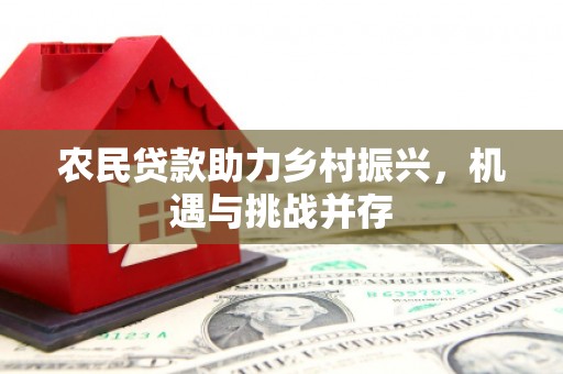 顺庆农民贷款助力乡村振兴，机遇与挑战并存