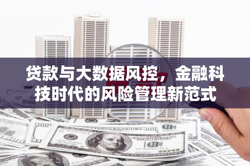 顺庆贷款与大数据风控，金融科技时代的风险管理新范式