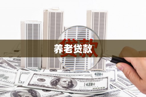 顺庆养老贷款