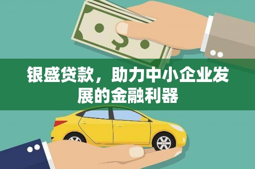 顺庆银盛贷款，助力中小企业发展的金融利器