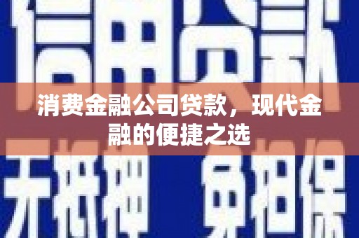 顺庆消费金融公司贷款，现代金融的便捷之选