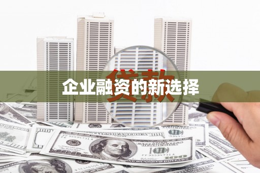 顺庆企业融资的新选择