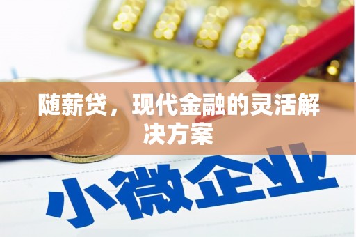 顺庆随薪贷，现代金融的灵活解决方案