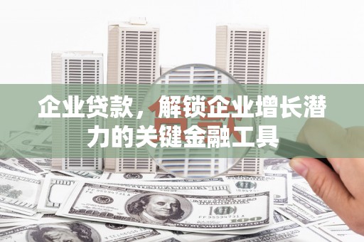 顺庆企业贷款，解锁企业增长潜力的关键金融工具