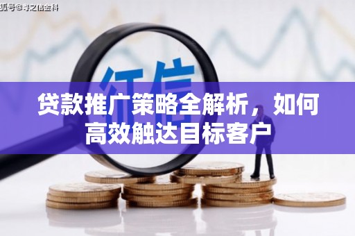 顺庆贷款推广策略全解析，如何高效触达目标客户
