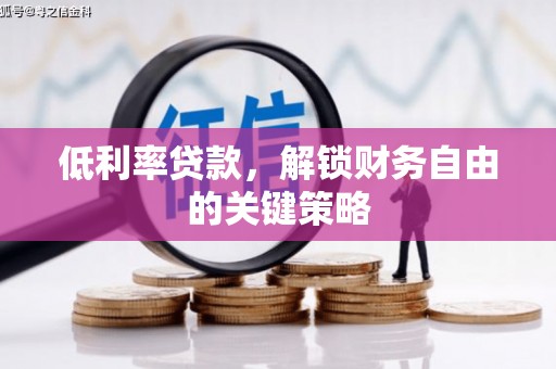 顺庆低利率贷款，解锁财务自由的关键策略