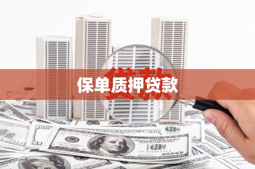 顺庆保单质押贷款