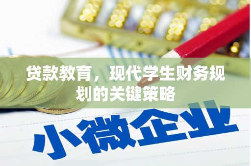 顺庆贷款教育，现代学生财务规划的关键策略