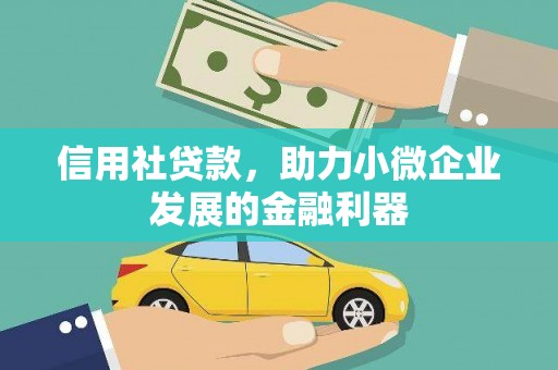 顺庆信用社贷款，助力小微企业发展的金融利器