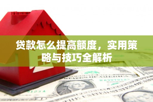 顺庆贷款怎么提高额度，实用策略与技巧全解析