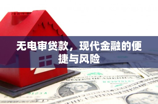 顺庆无电审贷款，现代金融的便捷与风险