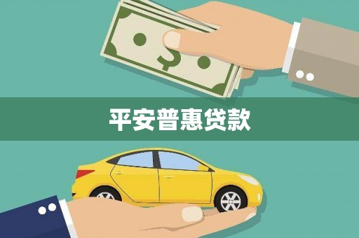顺庆平安普惠贷款