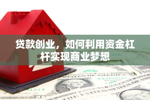 顺庆贷款创业，如何利用资金杠杆实现商业梦想