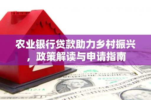 顺庆农业银行贷款助力乡村振兴，政策解读与申请指南
