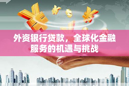 顺庆外资银行贷款，全球化金融服务的机遇与挑战