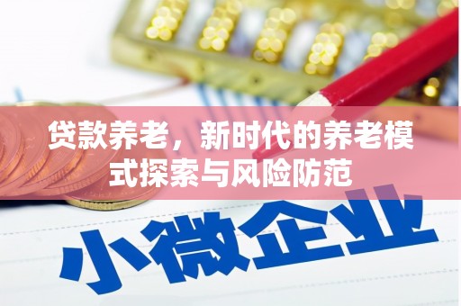 顺庆贷款养老，新时代的养老模式探索与风险防范