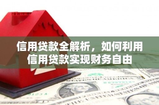 顺庆信用贷款全解析，如何利用信用贷款实现财务自由